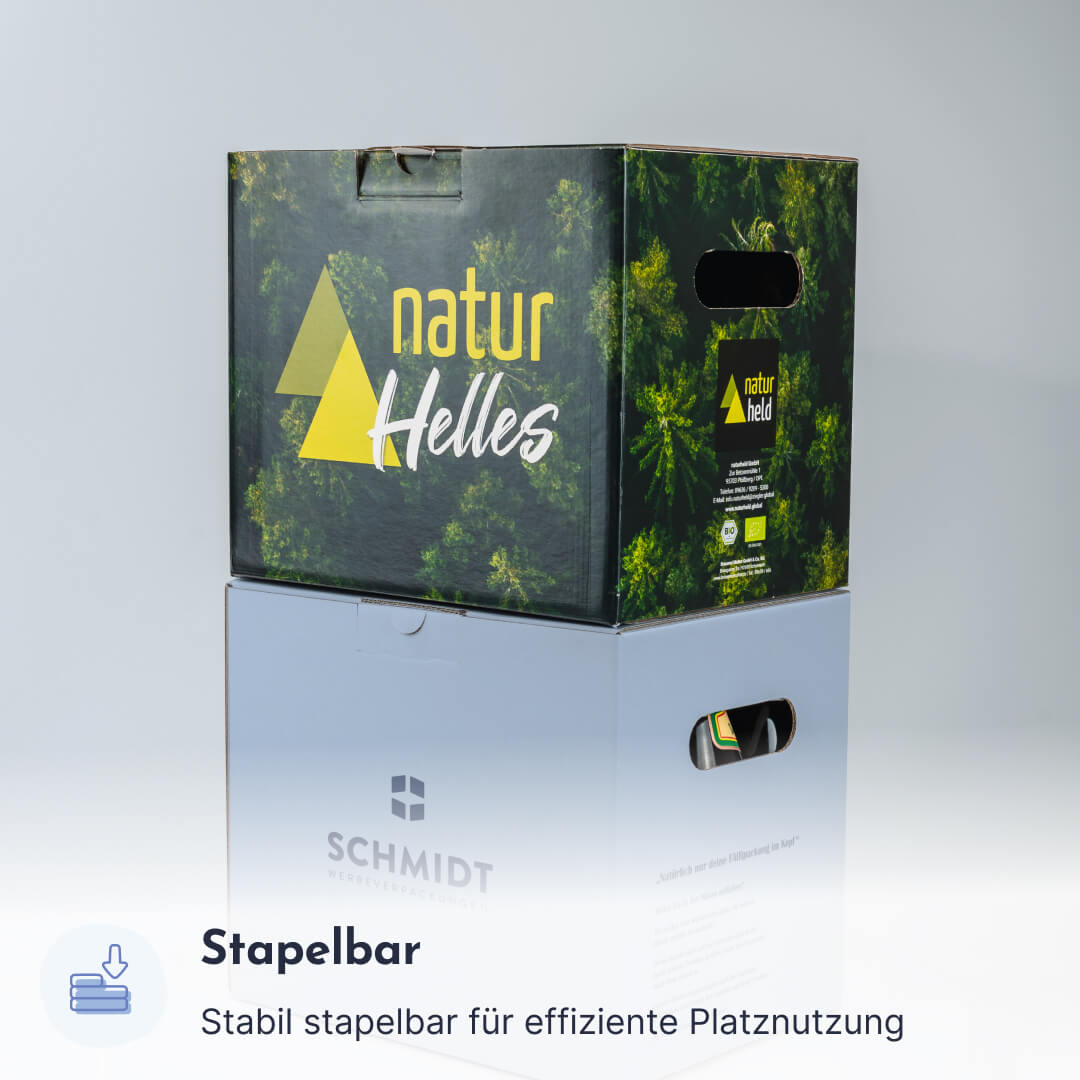 12er Karton Bierkasten für 0,5 Liter Euro- und 0,33 Liter Gourmet Flaschen, individuell bedruckt
