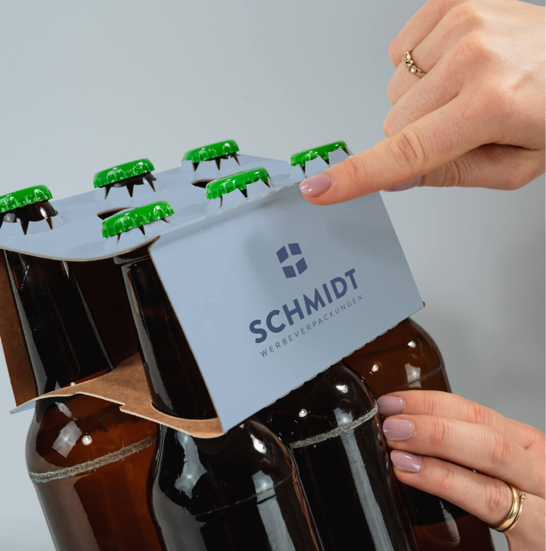 Aufsteckhilfe aus Holz für 0,33 Liter Longneck Flaschen