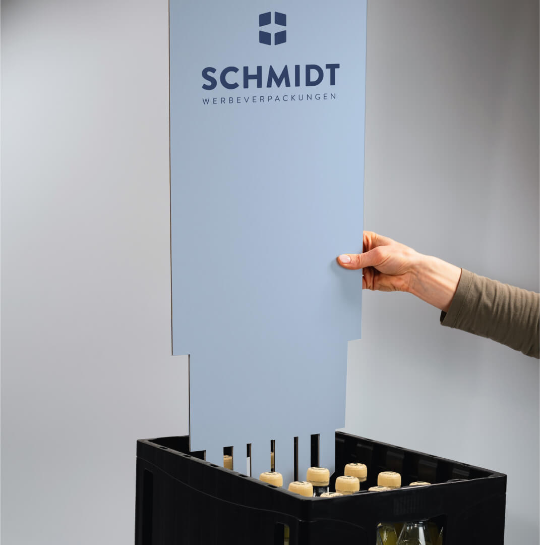 Produktmuster Kastenstecker aus Pappe