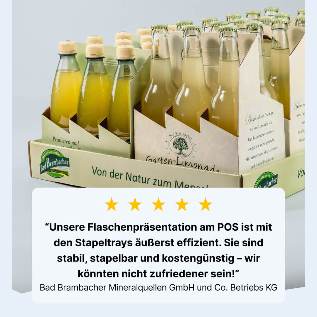 Produktmuster Stapeltrays