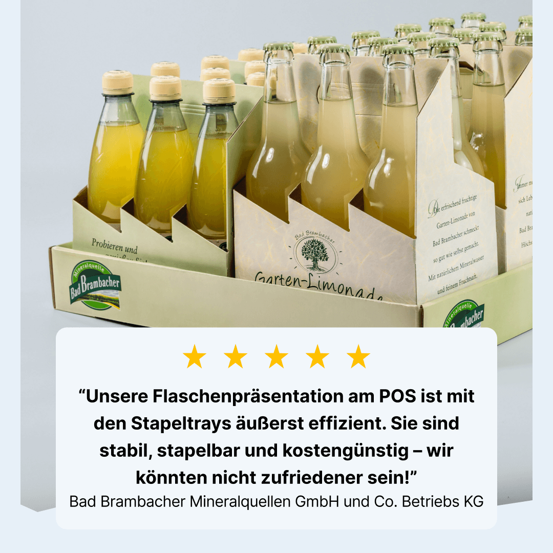 Produktmuster Stapeltrays
