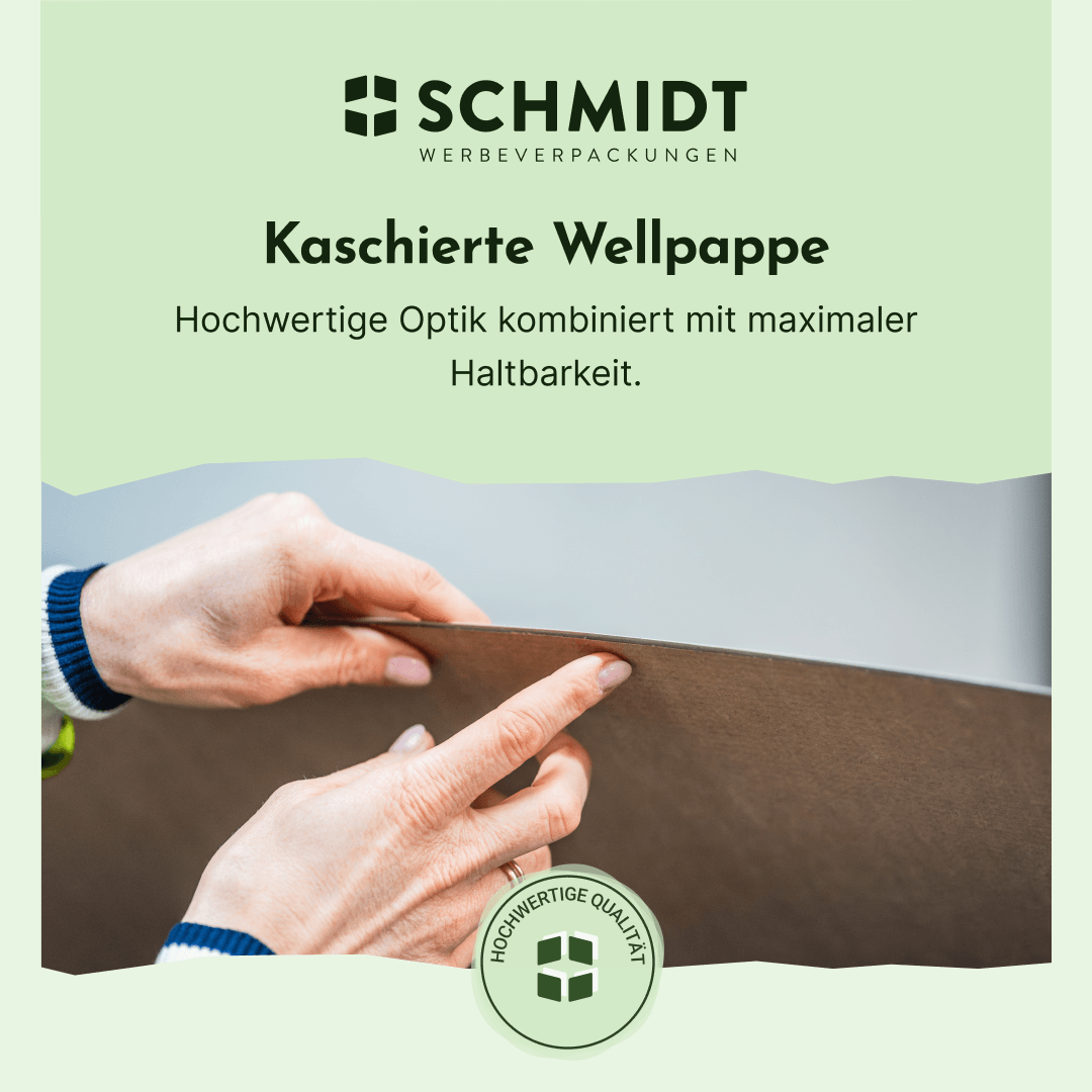 Faltschachtel mit gegenüberliegenden Einstecklaschen 35 x 35 x 110 mm, individuell bedruckt